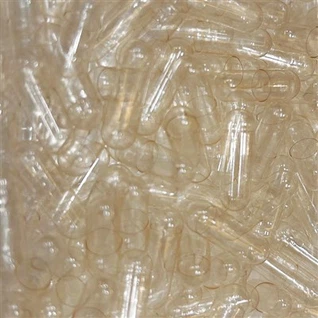 Прозрачни празни желатинови капсули